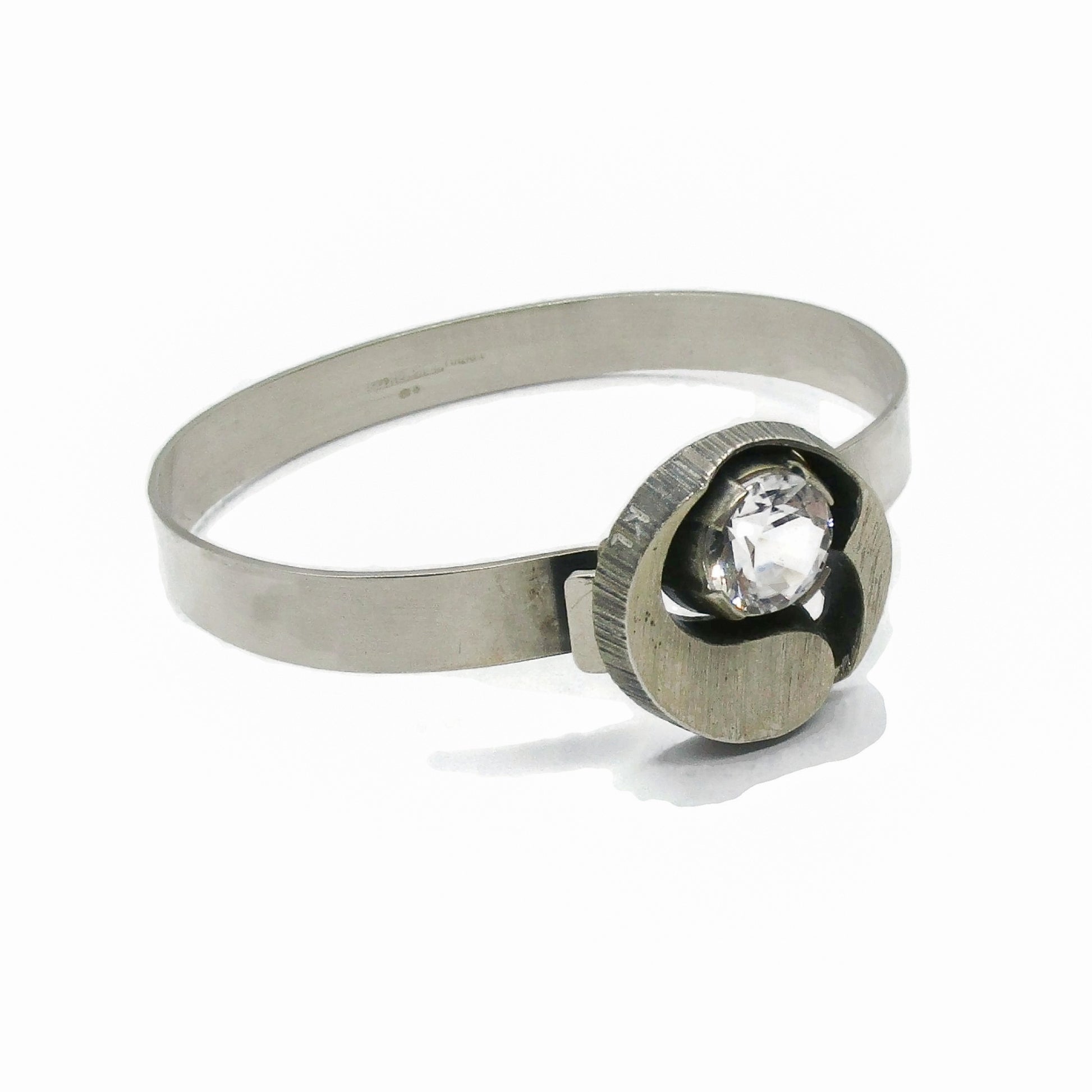 Vintage sterling silver and cystal bracelet by Karl Laine for Sten and Laine